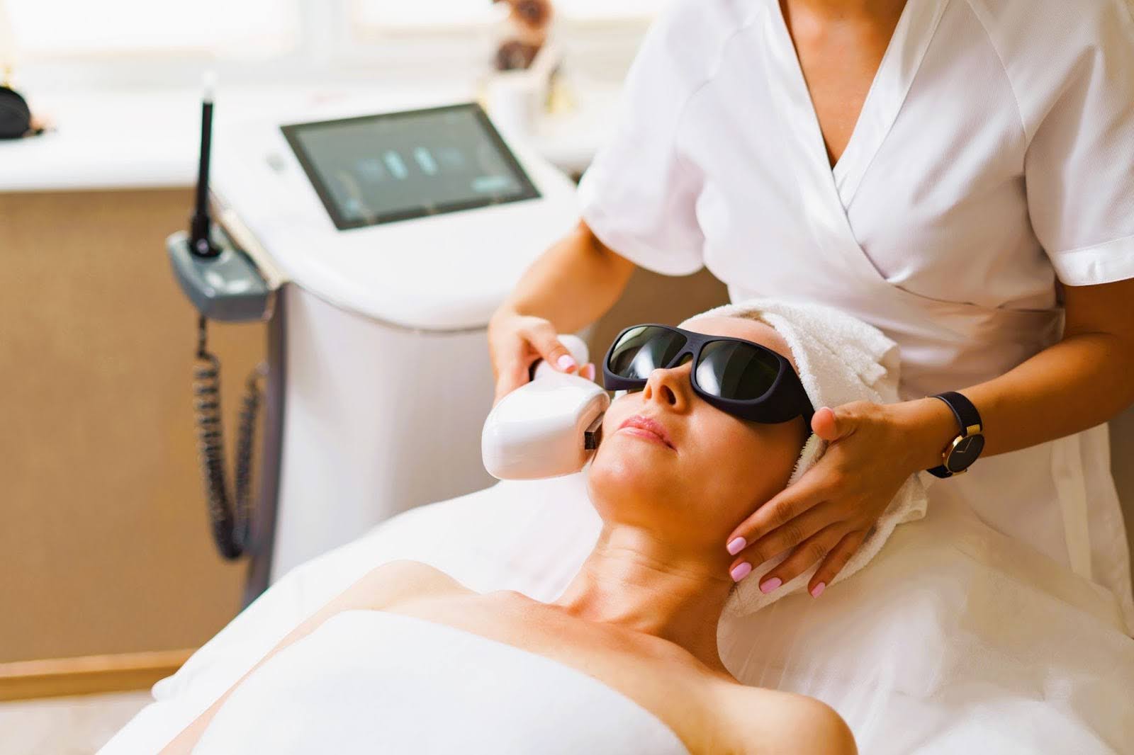 Laser treatments and red light therapy provide the same benefits in different ways